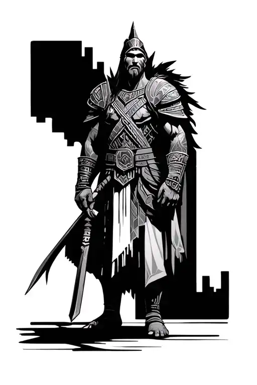 Warrior Standing Tall