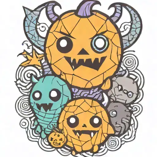Kawaii Halloween Monster War