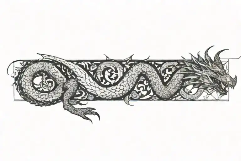 Dragon Eating Its Own Tail