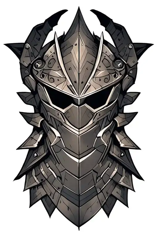 Armor With Dents And Marks