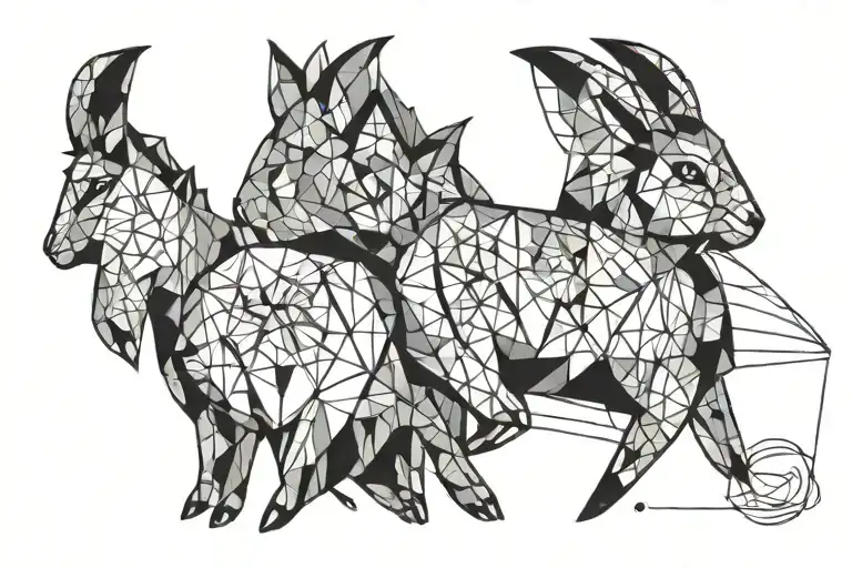 Goat And Rabbit