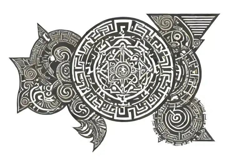 Mayan Aquarius Symbol