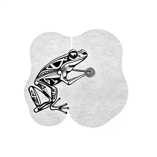 Frog Playing Trumpet