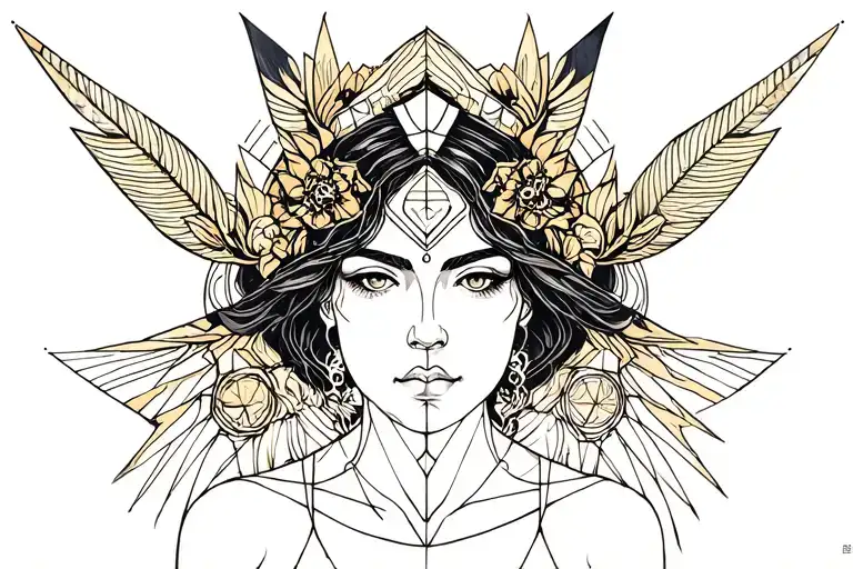 Solder And Femida Goddess