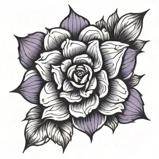 Christian Rose Violet Flower