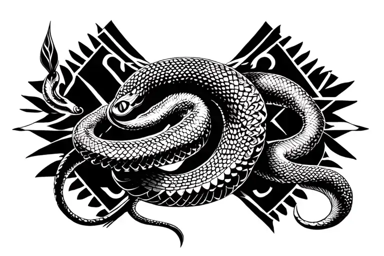 Aesthetic Shiva With Snake