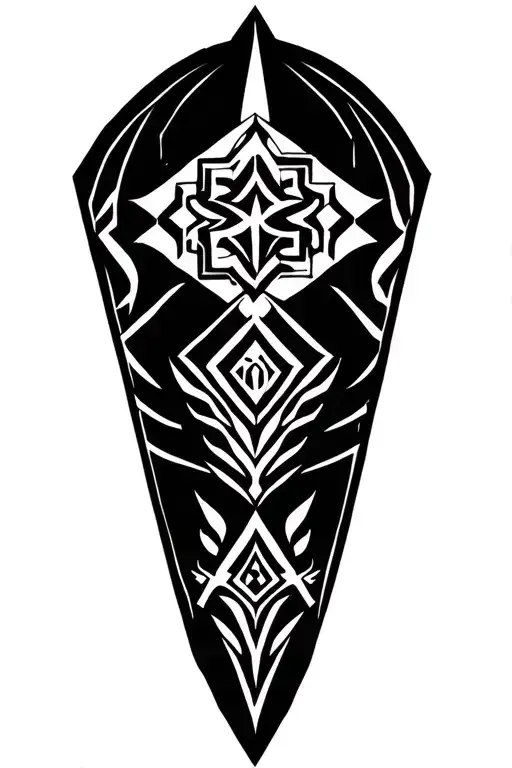 Slavic Symbols Incorporated Into The Design Featuring