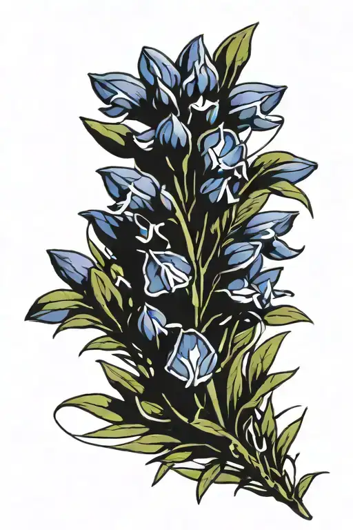 Bluebonnet Sprig