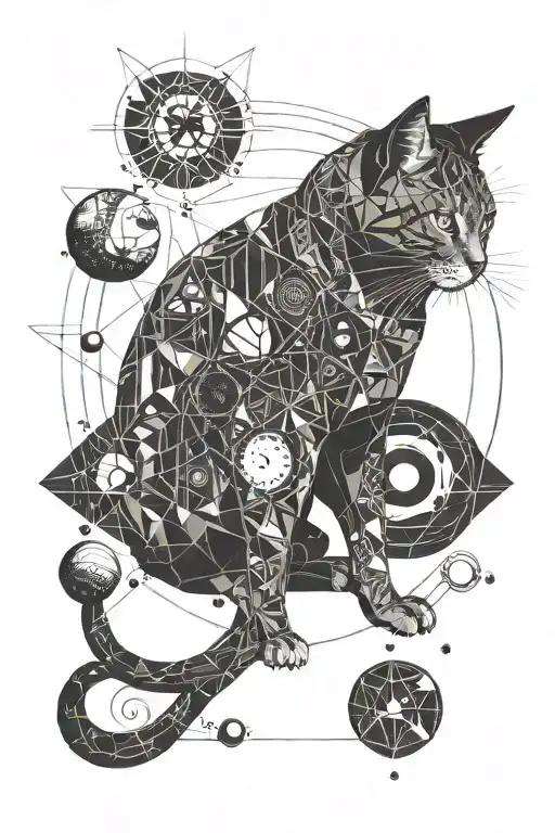 Cat In Solar System Integrated