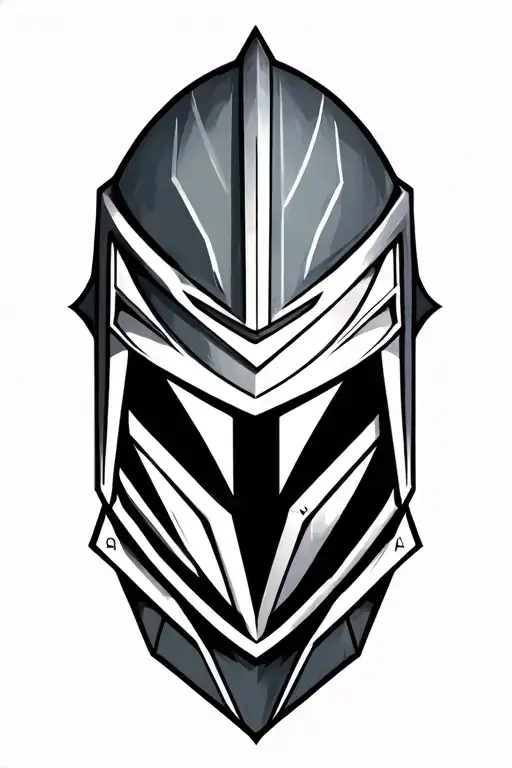 Assassin's Creed Logo Combined With A Mandalorian Helmet