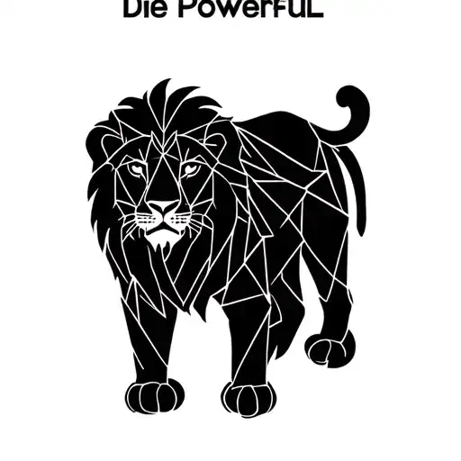 Quote Stating Die Powerful With A Small Lion