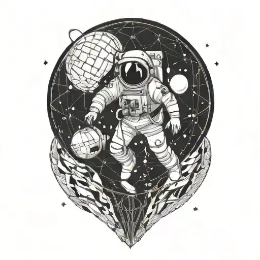 Starset Cosmos With Astronaut Floating