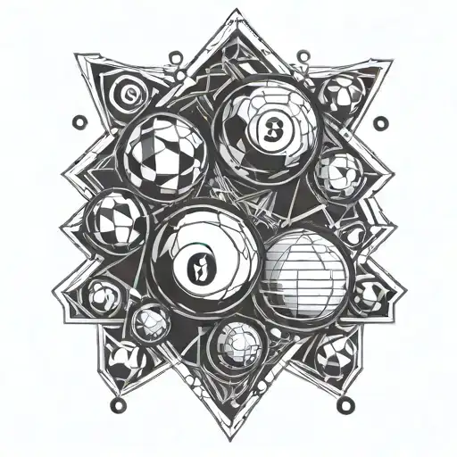 Billiard Balls Hanging