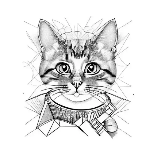 Cat Playing Accordeon