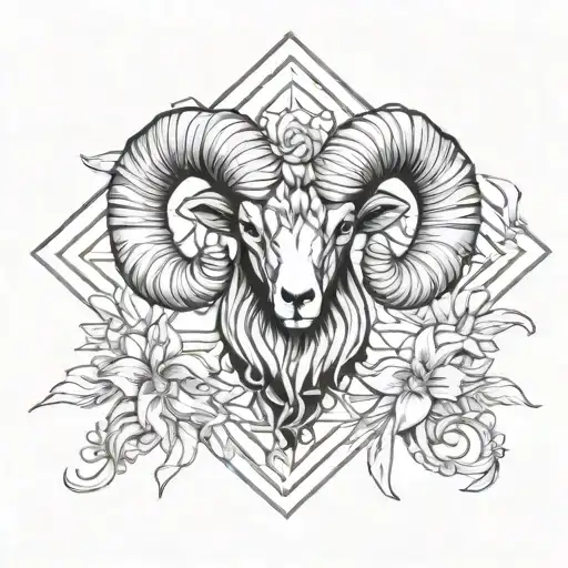 Ram And Iris Flower