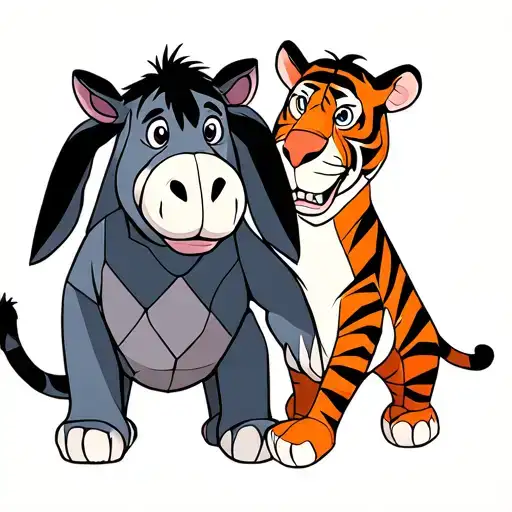 Eeyore And Tigger