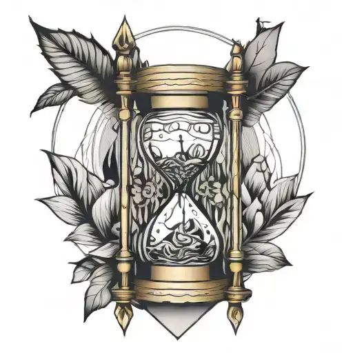 Hour Glass Surrounded