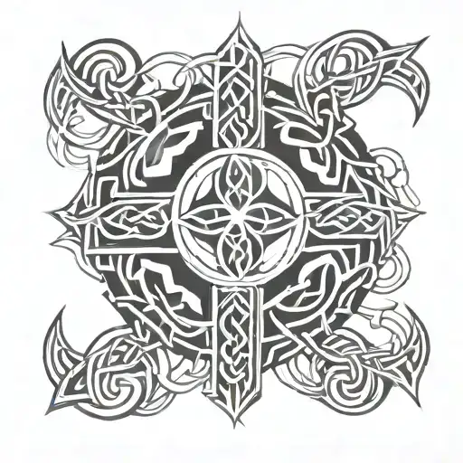 Band Celtic Geometric Water