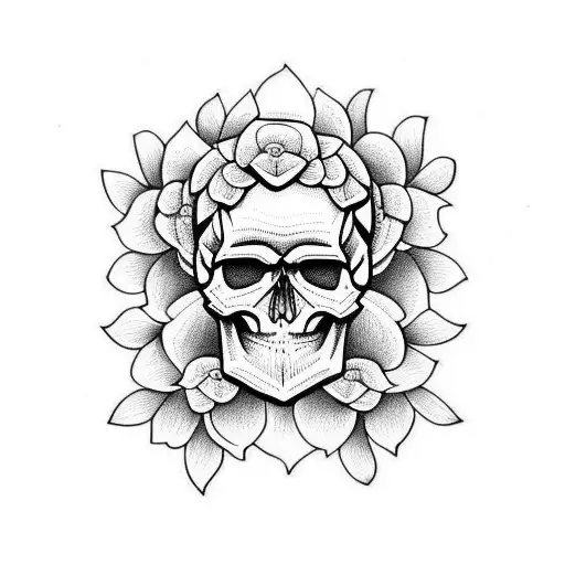 Skull Flowers
