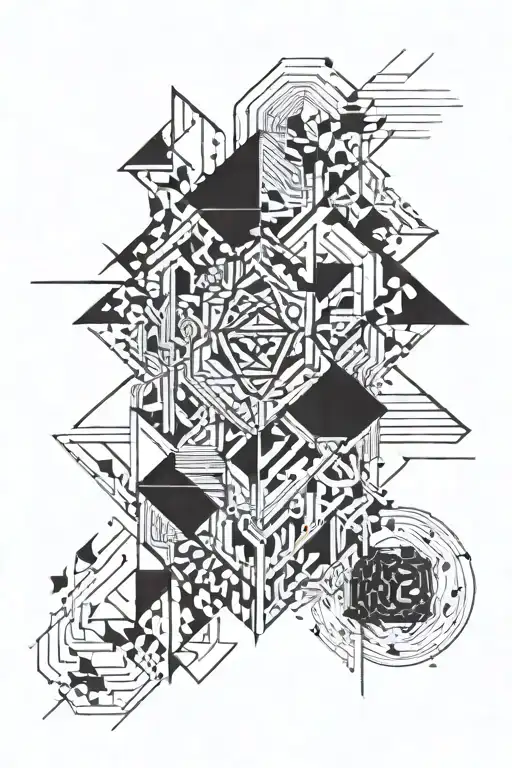 Geometric Design Combining Elements