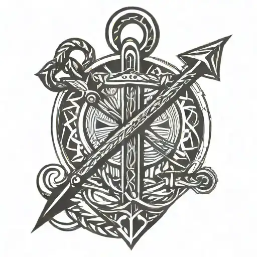 Infinity Sign With Anchor