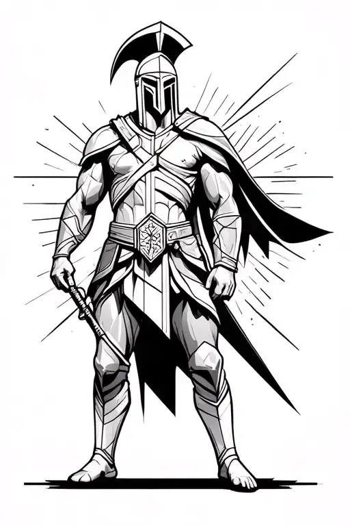 Realism A Spartan Standing