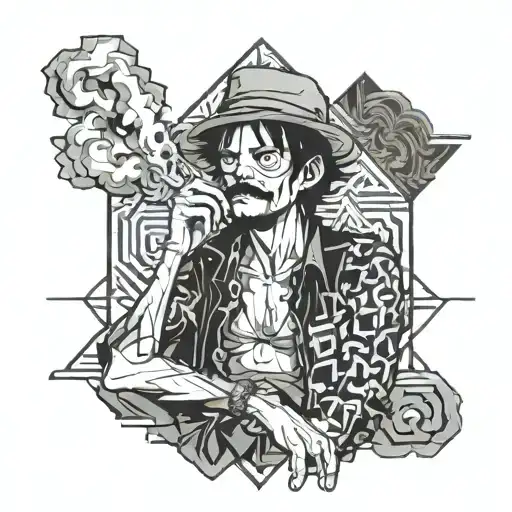 Luffy Smoking
