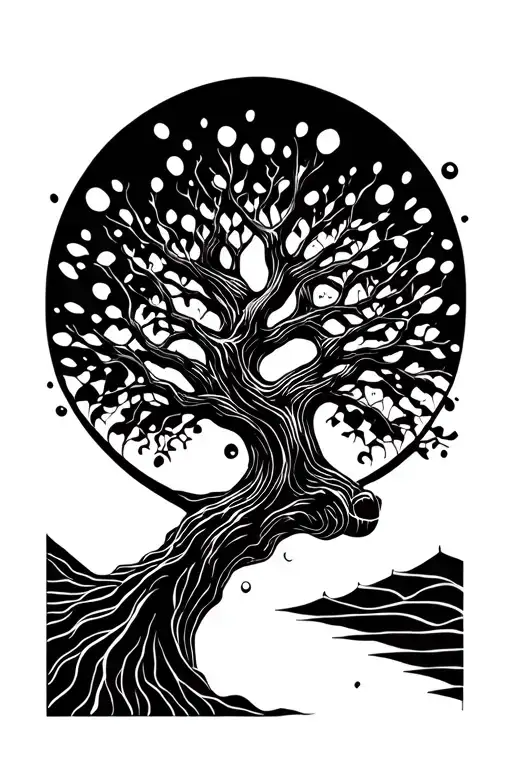 Phoniex Rising Into The Tree