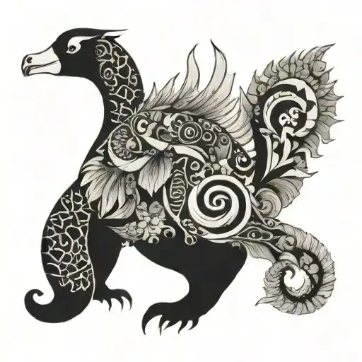 2 Swan Panda Seahorse