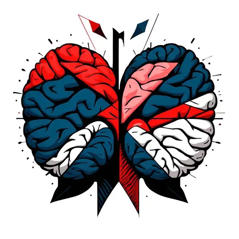 Indicates The Conflict Between The Brain And The Heart