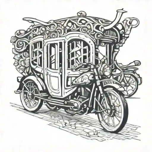 Family Motorcycle Carriage