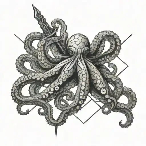 Octopus With Sword