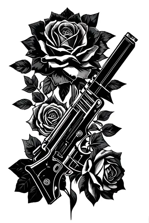 Guns And Roses Logo