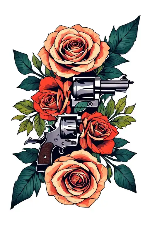 2 Revolver And 5 Roses