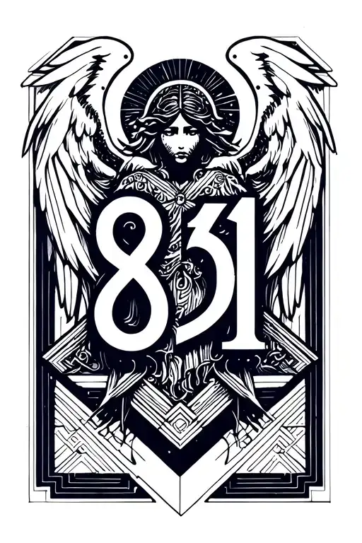 Angel Number 81 Incorporated Into The Design
