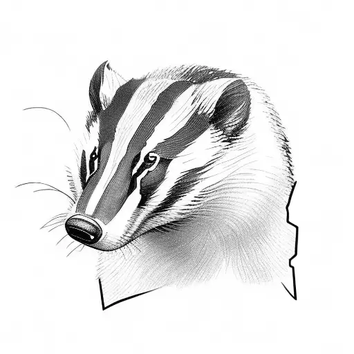 Badger In A Race Car