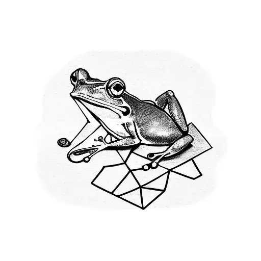 Frog Playing Trumpet