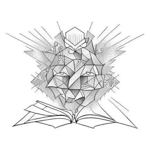 An Open Book With Ideas Coming Out Of It