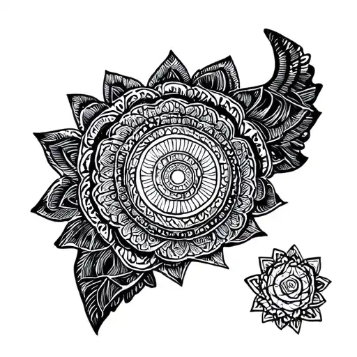 Conch Indian With Lotus