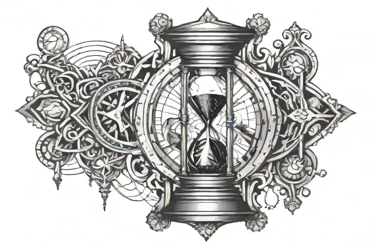Hourglass And Time