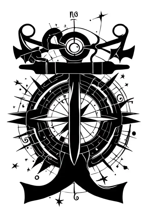 Anchor Compass Waves Forming Constellations Forming