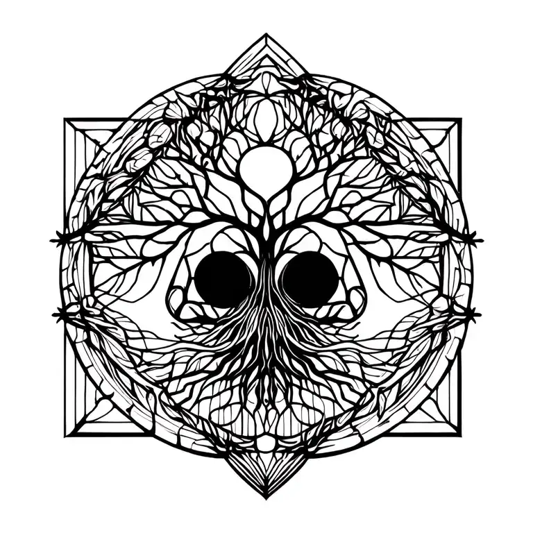 Sempiternal Logo And Tree Growing
