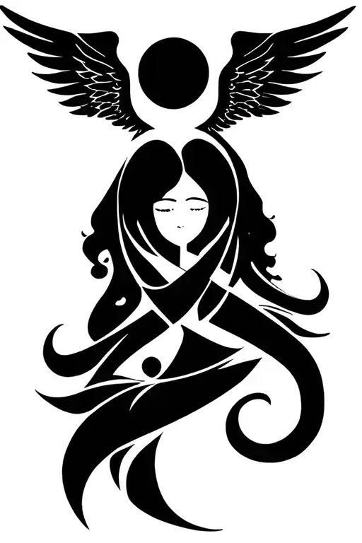 Honor My Grandma With Wings And Halo