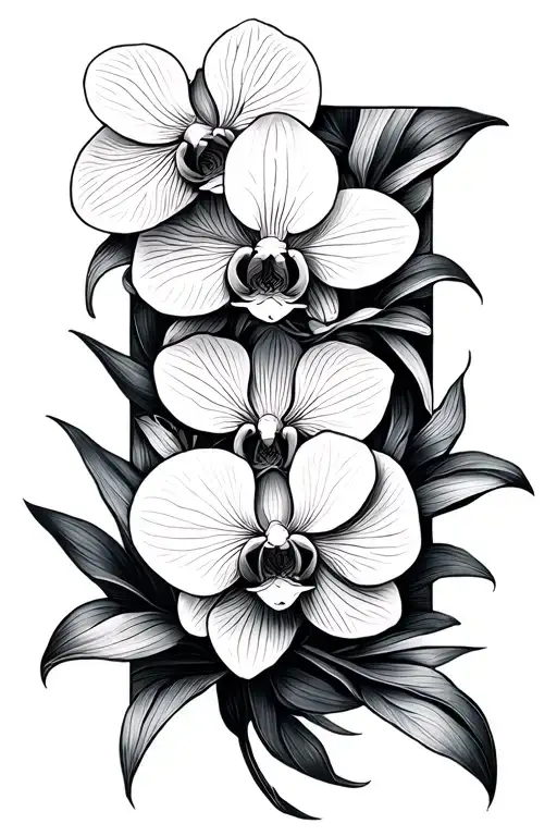 Orchid Surrounded My Rain