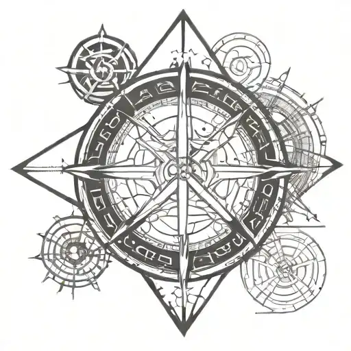 Sic Parvis Magna Written Inside Surrounded
