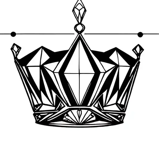 Diamond W Crown Hanging
