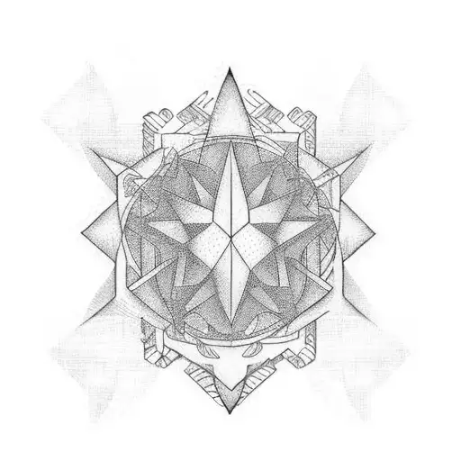 Five Music Notes That Form A Star