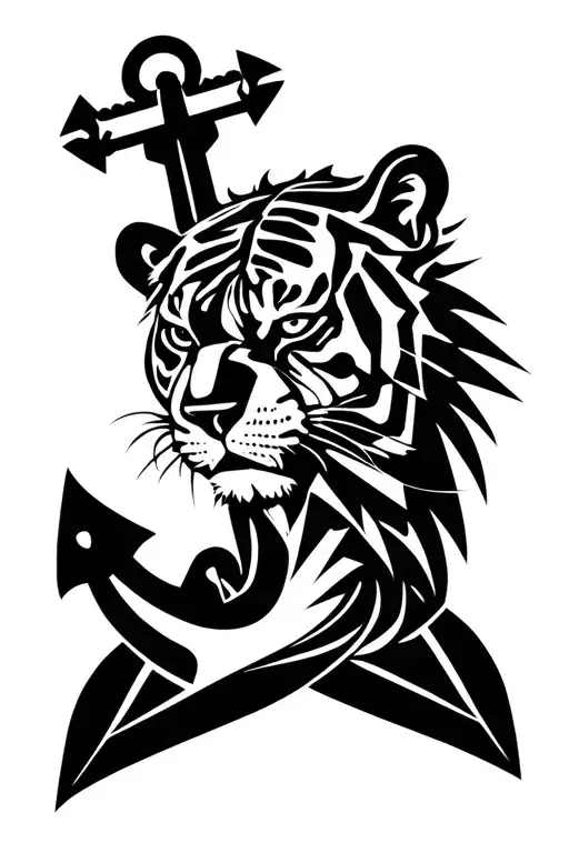 Tiger And Anchor
