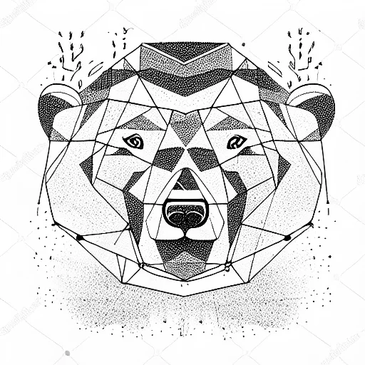 Bear Smoking In Woods