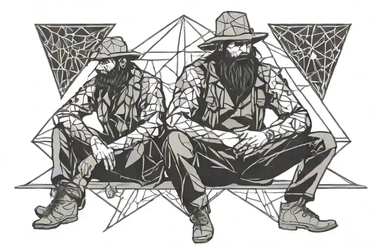 Mountain Man Sitting